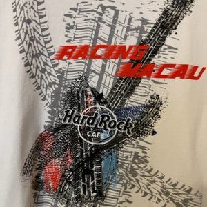 Hard Rock Cafe Limited Edition Racing Macau T Shirt Men's XXL